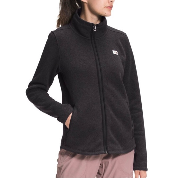 The North Face Jackets & Blazers - The North Face Size XL Black Heather Crescent Full Zip Jacket